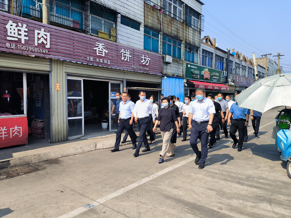 市领导带队调研辽河路农贸市场文明城市创建工作 中国财经新闻网 www.prcfe.com
