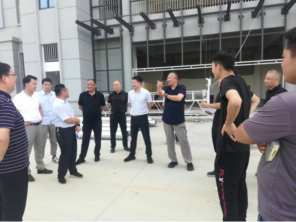 王玉琛深入大跃实业智能设备制造项目现场办公 中国财经新闻网 www.prcfe.com